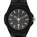 Plein Sport Plein Sport Fearless Date PSHDA0124  PSHDA0124 кварцевые мужские часы  черный циферблат, браслет силикон — вид спереди