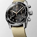 Longines Longines Spirit L3.821.4.53.9, spirit швейцария мужские часы на браслете тканевый боковой вид