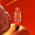 Longines Longines DolceVita L5.512.4.92.2 кварцевые женские часы часы крупный план красный циферблата