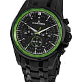 Jacques Lemans Jacques Lemans 1-1799Z  1-1799Z кварцевые мужские часы  черный циферблат, браслет  — вид спереди