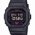 Casio Casio G-Shock DW-5600PK-1D DW-5600 DW-5600PK-1D электронные мужские часы красный циферблат, браслет пластик — вид спереди