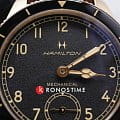 Оригинальные часы Hamilton Hamilton Khaki Aviation Pilot Pioneer Bronze H76709530 механические калибр механизма eta 6498-1 общий вид