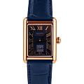 Epos Epos Ladies 8002.702.24.26.16  8002.702.24.26.16 кварцевые женские часы черный циферблат, браслет кожаный — вид спереди
