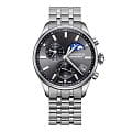 Aerowatch Aerowatch Les Grandes Classiques 78990 AA01 M  78990 AA01 M кварцевые мужские часы черный циферблат, браслет нержавеющая сталь — вид спереди