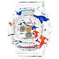Casio Casio Baby-G BA-120SPL-7A  BA-120SPL-7A кварцевые женские часы черный циферблат, браслет пластик — вид спереди
