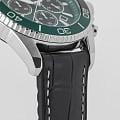 Jacques Lemans Jacques Lemans Liverpool Diver 1-2206C кварцевые мужские часы часы крупный план зеленый циферблата
