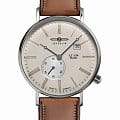 Zeppelin Zeppelin LZ120 Rome 71345  71345 кварцевые мужские часы бежевый циферблат, браслет кожаный — вид спереди