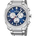 Candino Candino Chronos Carree C4746/1  C4746/1 кварцевые мужские часы синий циферблат, браслет нержавеющая сталь — вид спереди