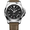 Victorinox Victorinox I.N.O.X. 241836  241836 механические мужские часы  серый циферблат, браслет тканевый — вид спереди
