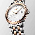 Longines Longines Flagship L4.974.3.99.7, flagship швейцария мужские часы на браслете сталь c pvd покрытием боковой вид