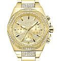 Guess Guess Trend Fury GW0899G2  GW0899G2 кварцевые мужские часы  золотой циферблат, браслет нержавеющая сталь с pvd-покрытием — вид спереди