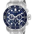 Invicta Invicta Pro Diver IN0070  IN0070 кварцевые мужские часы синий циферблат, браслет нержавеющая сталь — вид спереди