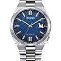 Citizen Citizen Tsuyosa NJ0151-88L  NJ0151-88L механические мужские часы  синий циферблат, браслет нержавеющая сталь — вид спереди