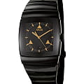 Rado Rado Sintra R13724172  R13724172 кварцевые мужские часы черный циферблат, браслет сталь + керамические вставки — вид спереди