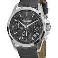 Jacques Lemans Jacques Lemans 1-1863ZA  1-1863ZA кварцевые женские часы серый циферблат, браслет кожаный — вид спереди