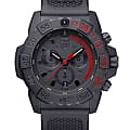 Luminox Luminox Navy SEAL Chronograph 3580 Series XS.3581.EY  XS.3581.EY кварцевые мужские часы черный циферблат, браслет резина — вид спереди