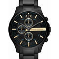 Armani Exchange Armani Exchange Cayde  AX2164  AX2164 кварцевые мужские часы  черный циферблат, браслет сталь с ip покрытием — вид спереди