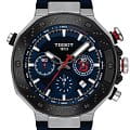Tissot Tissot T-Race MotoGP™ Automatic Chronograph 2024 Limited Edition T141.427.27.041.00 T Race T1414272704100 кварцевые мужские часы синий циферблат, браслет каучук — вид спереди