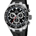 Jaguar Jaguar Ceramic J1021/3  J1021/3 кварцевые мужские часы черный циферблат, браслет каучук — вид спереди