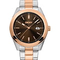 DKNY DKNY Modernist Classics DK1G069M0065  DK1G069M0065 кварцевые мужские часы черный циферблат, браслет нержавеющая сталь с ip-покрытием — вид спереди