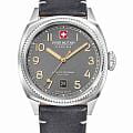 Swiss Military Hanowa Swiss Military Hanowa Condor SMWGB0003702  SMWGB0003702 кварцевые мужские часы серый циферблат, браслет кожаный — вид спереди