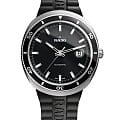 Rado Rado D-Star R15959159 Automatic R15959159 механические мужские часы черный циферблат, браслет каучук — вид спереди