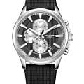 Lee Cooper Lee Cooper LC08183.361  LC08183.361 кварцевые мужские часы черный циферблат, браслет каучук — вид спереди