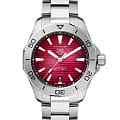 TAG Heuer TAG Heuer Aquaracer Professional WBP2114.BA0627  WBP2114.BA0627 механические мужские часы розовый циферблат, браслет нержавеющая сталь — вид спереди
