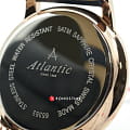 Atlantic Atlantic 65353.44.55 кварцевые мужские часы часы крупный план синий циферблата
