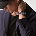 Longines L38214932 мужские часы застежка крупным планом