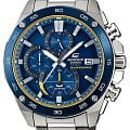 Casio Casio Edifice EFS-S500DB-2A EFS EFS-S500DB-2A автокварц (кинетик) мужские часы синий циферблат, браслет нержавеющая сталь — вид спереди