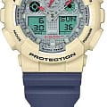 Casio Casio G-Shock GA-100PC-7A2DR (GA-100PC-7A2), g-shock япония мужские часы на браслете пластик боковой вид
