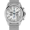 Jacques Lemans Jacques Lemans Liverpool 1-1117BS  1-1117BS кварцевые мужские часы серебристый циферблат, браслет нержавеющая сталь — вид спереди