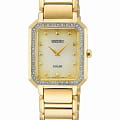 Seiko Seiko Conceptual Series Dress SUP444P1  SUP444P1 кварцевые женские часы золотой циферблат, браслет сталь c pvd покрытием — вид спереди