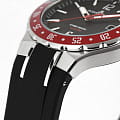 Jacques Lemans Jacques Lemans Hybromatic 1-2109A, hybromatic австрия мужские часы на браслете силикон боковой вид