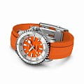 Breitling Breitling Superocean Automatic 36 A17377211O1S1 мужские часы оранжевый циферблат на запястье