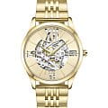 Kenneth Cole Kenneth Cole Automatic KCWLL2235602  KCWLL2235602 механические женские часы  золотой циферблат, браслет сталь с ip покрытием — вид спереди