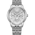 Slazenger Slazenger SL.09.2336.4.01  SL.09.2336.4.01 кварцевые женские часы серебристый циферблат, браслет суперметалл — вид спереди