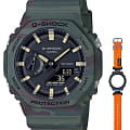 Casio Casio G-Shock GAE-2100WE-3A  GAE-2100WE-3A электронные мужские часы черный циферблат, браслет пластик — вид спереди