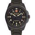 Swiss Military Hanowa Swiss Military Hanowa Fieldmaster SMWGG0003941  SMWGG0003941 кварцевые мужские часы  черный циферблат, браслет нержавеющая сталь с ip-покрытием — вид спереди