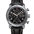 Breitling Breitling Aviator 8 Chronograph 43 A13316101B1X1  A13316101B1X1 механические мужские часы черный циферблат, браслет кожаный — вид спереди
