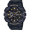 Casio Casio Baby-G BA-110TP-1A  BA-110TP-1A кварцевые женские часы черный циферблат, браслет пластик — вид спереди
