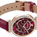 Swarovski Swarovski Passage Chrono 5580345 женские часы бордовый циферблат на запястье