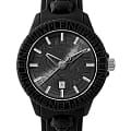 Plein Sport Plein Sport Fearless PSQBA0423  PSQBA0423 кварцевые мужские часы  черный циферблат, браслет силикон — вид спереди