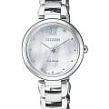 Citizen Citizen Elegance EM0530-81D  EM0530-81D кварцевые женские часы перламутровый циферблат, браслет нержавеющая сталь — вид спереди