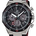 Casio Casio Edifice EFS-S520CBL-1A EFS EFS-S520CBL-1A автокварц (кинетик) мужские часы черный циферблат, браслет кожаный — вид спереди