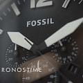 Fossil Fossil Nate Chronograph JR1436,  сша мужские часы на браслете кожаный боковой вид