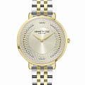 Kenneth Cole Kenneth Cole Modern Classic KCWLG0048104  KCWLG0048104 кварцевые женские часы шампань циферблат, браслет нержавеющая сталь с ip-покрытием — вид спереди