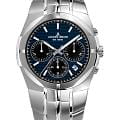 Jacques Lemans Jacques Lemans 1-2183C  1-2183C кварцевые женские часы синий циферблат, браслет нержавеющая сталь — вид спереди