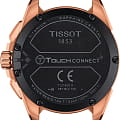 Tissot Tissot T-Touch Connect Solar T121.420.47.051.02 кварцевые мужские часы часы крупный план серый циферблата